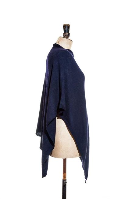 Navy Poncho