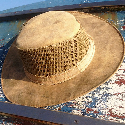 Click to order a Wide Brim Side Vented Tarp Hats