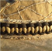 Olive and Black Paracord hatband