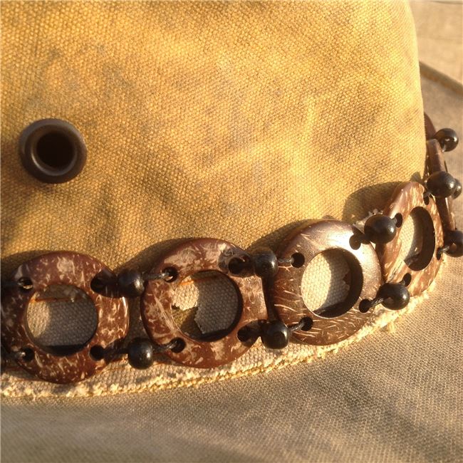 Coconut & wooden bead Hat bands