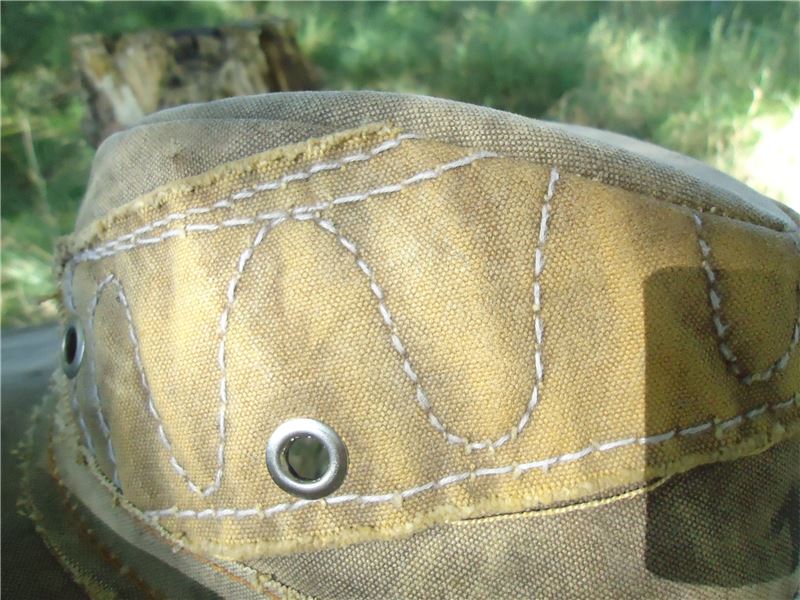 Tarp Hat with extreme patches