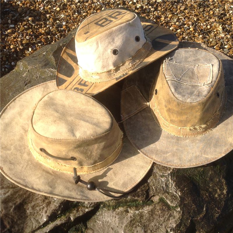 Tarp Hat with extreme patches