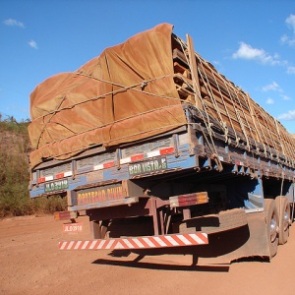 Trucks aging the tarp Hat material